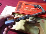HIGH STANDARD R-107 SENTINEL DELUXE REVOLVER 22LR NICKEL W/BOX - 11 of 15