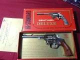 HIGH STANDARD R-107 SENTINEL DELUXE REVOLVER 22LR NICKEL W/BOX - 1 of 15