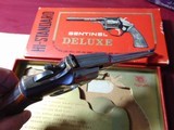 HIGH STANDARD R-107 SENTINEL DELUXE REVOLVER 22LR NICKEL W/BOX - 10 of 15