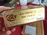 COLT MODEL FRONTIER SINGLE ACTION REVOLVER 6" BARREL 22LR & 22 MAGNUM W/ BOX - 18 of 18