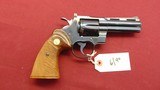 sold j. baitman--COLT PYTHON 357 MAGNUM REVOLVER 4" MADE 1974 - 1 of 25