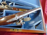SOLD LARRY- ALEXANDER HAMILTON - AARON BURR .54 CALIBER FLINTLOCK DUELING PISTOLS WITH CASE - 12 of 15