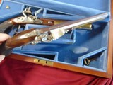 SOLD LARRY- ALEXANDER HAMILTON - AARON BURR .54 CALIBER FLINTLOCK DUELING PISTOLS WITH CASE - 10 of 15