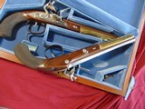 SOLD LARRY- ALEXANDER HAMILTON - AARON BURR .54 CALIBER FLINTLOCK DUELING PISTOLS WITH CASE - 13 of 15