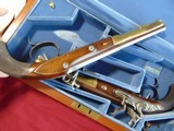 SOLD LARRY- ALEXANDER HAMILTON - AARON BURR .54 CALIBER FLINTLOCK DUELING PISTOLS WITH CASE - 6 of 15