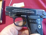 Sale pending- Jerome-COLT MODEL 1908 VEST POCKET SEMI AUTO PISTOL 25ACP WITH BOX - 12 of 17