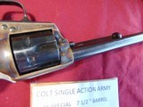 COLT SINGLE ACTION ARMY 7 1/2" REVOLVER MADE 1956 1ST YEAR 2ND GEN - 18 of 20
