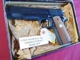 COLT MK VI GOLD CUP NATIONAL MATCH 45ACP SEMI AUTO PISTOL MADE 1971 - 4 of 16
