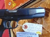 COLT MK VI GOLD CUP NATIONAL MATCH 45ACP SEMI AUTO PISTOL MADE 1971 - 6 of 16
