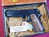 COLT MK VI GOLD CUP NATIONAL MATCH 45ACP SEMI AUTO PISTOL MADE 1971 - 2 of 16