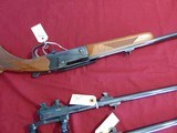 sale pending-- THOMPSON CENTER MODEL 83 ARISTOCRAT SINGLE SHOT RIFLE . SET TRIGGER , 3 BARRELS - 19 of 21