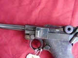 GERMAN MILITARY 1937 MAUSER S/42 WWII P08 LUGER SEMI AUTO PISTOL 9MM - 2 of 23