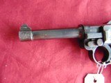 GERMAN MILITARY 1937 MAUSER S/42 WWII P08 LUGER SEMI AUTO PISTOL 9MM - 5 of 23