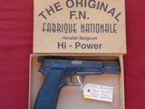sale pending --BELGUIM FN BROWNING HIGH POWER 9MM SEMI AUTO PISTOL ARGENTINE POLICE - 1 of 10