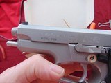 SMITH & WESSON MODEL 5926 STAINLESS SEMI AUTO PISTOL 9MM " 1990 NEW OLD STOCK' - 4 of 15