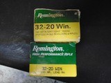 TWO BOXES - 100 ROUNDS REMINGTON 32-20 WIN AMMO ( 32 W.C.F. ) - 2 of 2