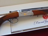 SALE PENDING - JOE F. -- RUGER RED LABEL “FIFTIETH ANNIVERSARY” 28 GA. HAS GOLD GROUSE IN FLIGHT ON THE RECEIVER, 28” BARRELS - 1 of 25