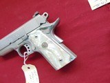 COLT MK IV OFFICERS MODEL 1911 SEMI AUTO PISTOL 45ACP STAINLESS - 4 of 12