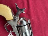 COLT SINGLE ACTION ARMY REVOLVER 38-40 W.C.F. 1ST GEN MADE 1924 IVORY GRIPS - 3 of 19