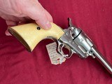 COLT SINGLE ACTION ARMY REVOLVER 38-40 W.C.F. 1ST GEN MADE 1924 IVORY GRIPS - 4 of 19
