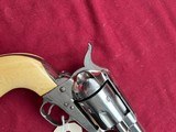 COLT SINGLE ACTION ARMY REVOLVER 38-40 W.C.F. 1ST GEN MADE 1924 IVORY GRIPS - 2 of 19