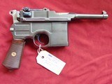 sale pending - walter -MAUSER C96 BROOMHANDLE SEMI AUTO PISTOL 7.63MM - 1 of 12