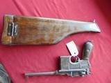 MAUSER C96 BROOMHANDLE SEMI AUTO PISTOL 7.63MM WITH WOOD STOCK - 2 of 25