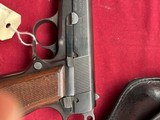 BELGIUM BROWNING HIGH POWER SEMI AUTO PISTOL 9MM WITH HOLSTER MADE 1952 - 5 of 21