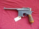 GERMAN MAUSER C96 BROOMHANDLE SEMI AUTO PISTOL 7.63mm - 9 of 25