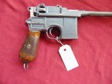 GERMAN MAUSER C96 BROOMHANDLE SEMI AUTO PISTOL 7.63mm - 3 of 25
