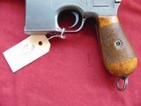 GERMAN MAUSER C96 BROOMHANDLE SEMI AUTO PISTOL 7.63mm - 11 of 25