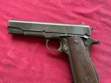 sales pending - jeff- COLT 1911 A1 U.S. ARMY SEMI AUTO PISTOL 45 ACP MADE 1943 G.H.D. MILITARY INSPECTOR - 1 of 22