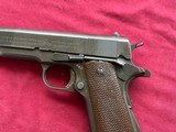 sales pending - jeff- COLT 1911 A1 U.S. ARMY SEMI AUTO PISTOL 45 ACP MADE 1943 G.H.D. MILITARY INSPECTOR - 3 of 22