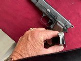 BELGIUM BROWNING HIGH POWER 9MM SEMI AUTO PISTOL W/ POLICE HOLSTER - 15 of 17