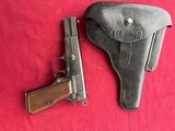 BELGIUM BROWNING HIGH POWER 9MM SEMI AUTO PISTOL W/ POLICE HOLSTER - 2 of 17