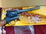 EARLY 3 - SCREW RUGER BLACKHAWK REVOLVER 7 1/2" BARREL 30 CARBINE MADE 1971 - 12 of 13