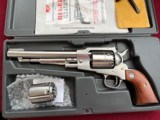 sale pending - james- RUGER STAINLESS OLD ARMY REVOLVER 45 CALIBER , COMES WITH 45LC CYLINDER - 1 of 21