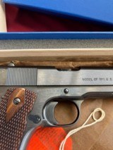 COLT WWI1911 GOVERNMENT MODEL U.S. ARMY SEMI AUTO PISTOL 45ACP " CARBONIA BLUE FINISH " - 5 of 17