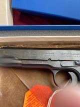 COLT WWI1911 GOVERNMENT MODEL U.S. ARMY SEMI AUTO PISTOL 45ACP " CARBONIA BLUE FINISH " - 8 of 17