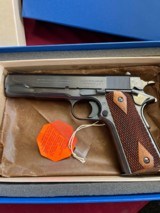 COLT WWI1911 GOVERNMENT MODEL U.S. ARMY SEMI AUTO PISTOL 45ACP " CARBONIA BLUE FINISH " - 2 of 17