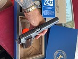 COLT WWI1911 GOVERNMENT MODEL U.S. ARMY SEMI AUTO PISTOL 45ACP " CARBONIA BLUE FINISH " - 11 of 17