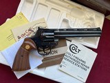 sale pending - william COLT PYTHON REVOLVER WITH BOX 8" BARREL MADE 1981- EXCELLENT - 3 of 13