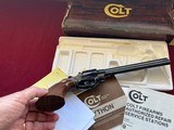 sale pending - william COLT PYTHON REVOLVER WITH BOX 8" BARREL MADE 1981- EXCELLENT - 12 of 13