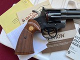sale pending - william COLT PYTHON REVOLVER WITH BOX 8" BARREL MADE 1981- EXCELLENT - 4 of 13