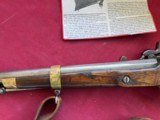 U.S. SPRINGFIELD MODEL 1855 PERCUSSION PISTOL-CARBINE .58 CALIBER CIVIL WAR C.S.A. MARKED - 10 of 24