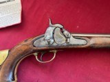 U.S. SPRINGFIELD MODEL 1855 PERCUSSION PISTOL-CARBINE .58 CALIBER CIVIL WAR C.S.A. MARKED - 2 of 24