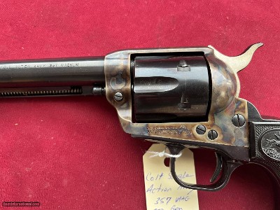 COLT SINGLE ACTION ARMY REVOLVER 3RD GEN 357 MAGNUM 7 1/2