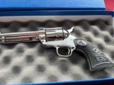 SALE PENDING - HORACIO- COLT SINGLE ACTION ARMY 45LC NICKEL FINISH 5 1/2