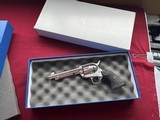 SALE PENDING - HORACIO- COLT SINGLE ACTION ARMY 45LC NICKEL FINISH 5 1/2