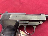 GERMAN WALTHER NAZI P38 SEMI AUTO PISTOL 9MM AC42 - 5 of 16